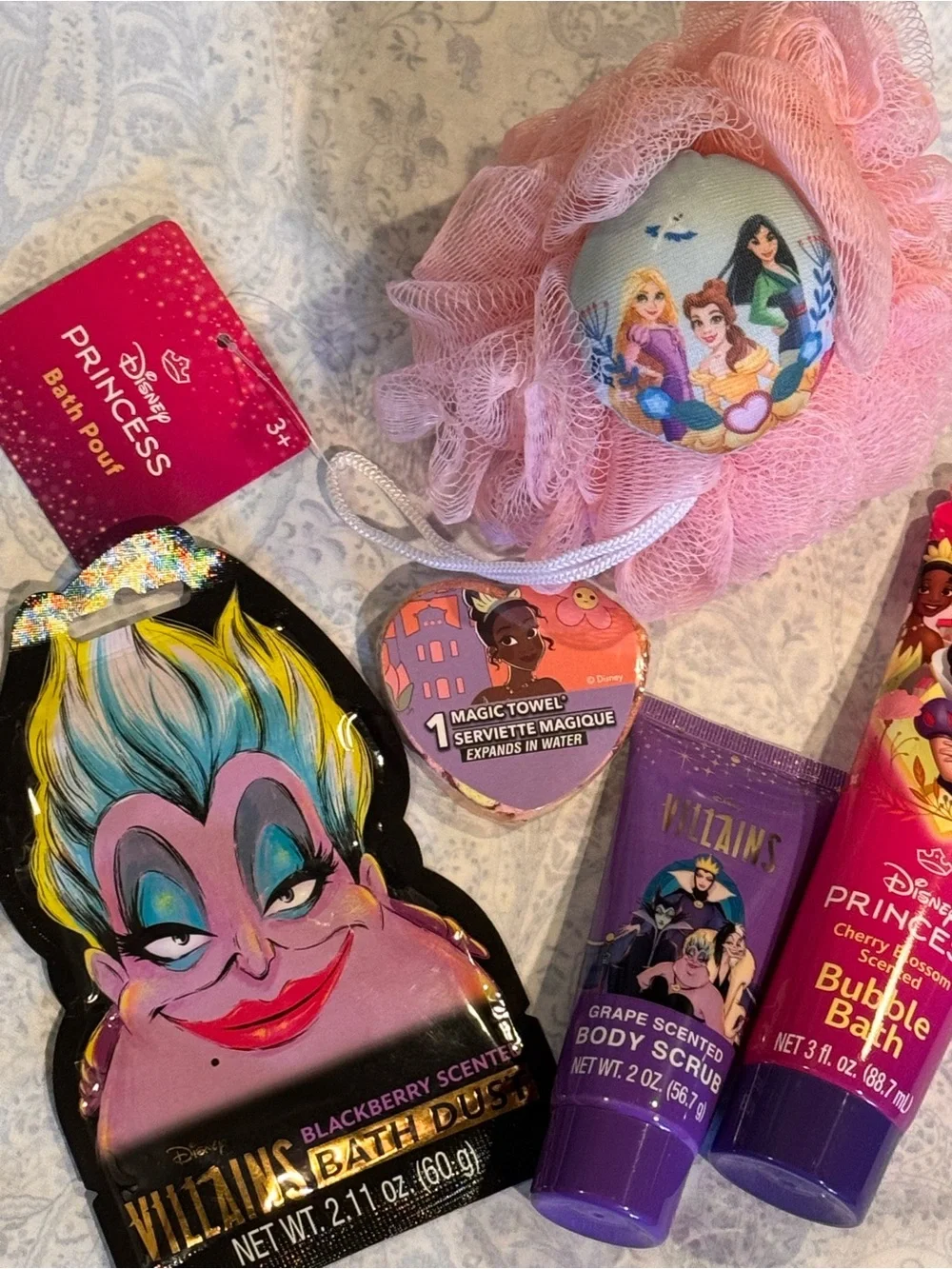 Disney Villains & Princesses Bath Set